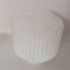 Vintage Mid-Century Pleated Milk Glass Lamp Shade