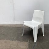 Stackable German chair in mid-century space age style by Helmut Bätzner for Bofinger, 1960s.