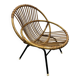 Dutch Rattan and Metal Chair from Rohé Noordwolde, 1950s