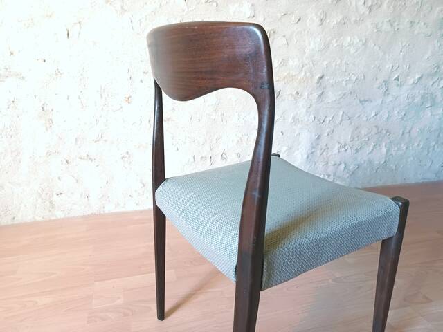 8 Scandinavian teak chairs, 1960s