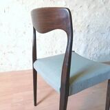 8 chaises scandinaves en teck, années 1960