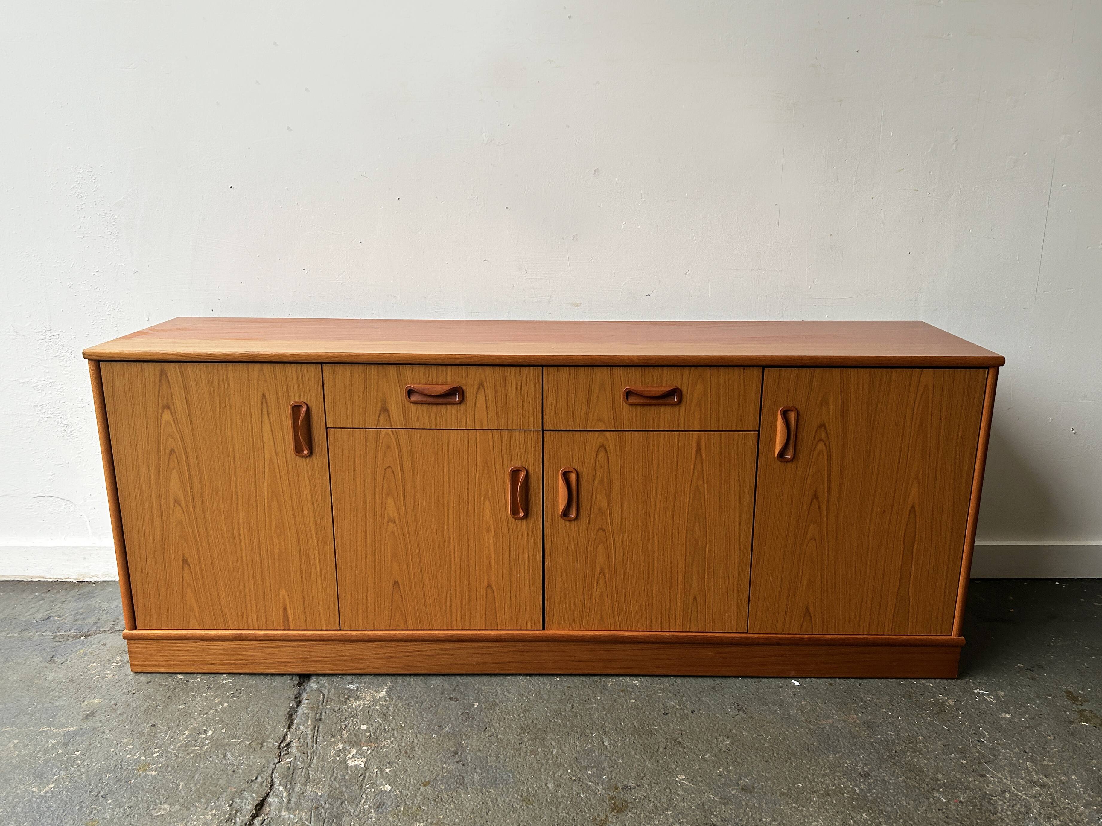 Rare 1960/70s Mid-Century teak G Plan Fresco sideboard by V B Wilkins