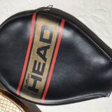 Head graphite vintage wooden racket