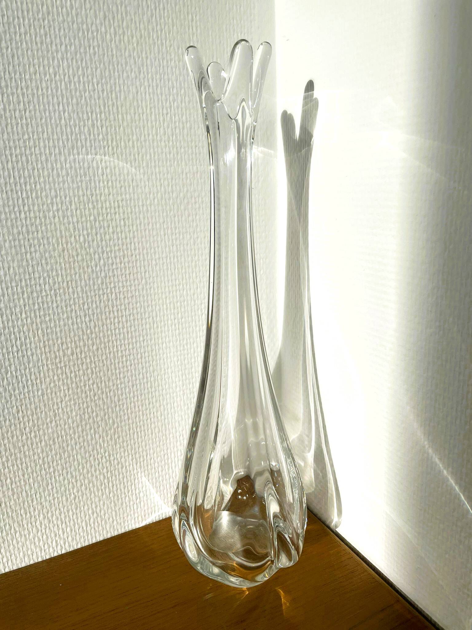 Vase / thick glass soliflore