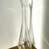 Vase / soliflore en verre épais