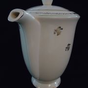 Cafetière, verseuse ancienne en faïence de Gien, modèle Valence