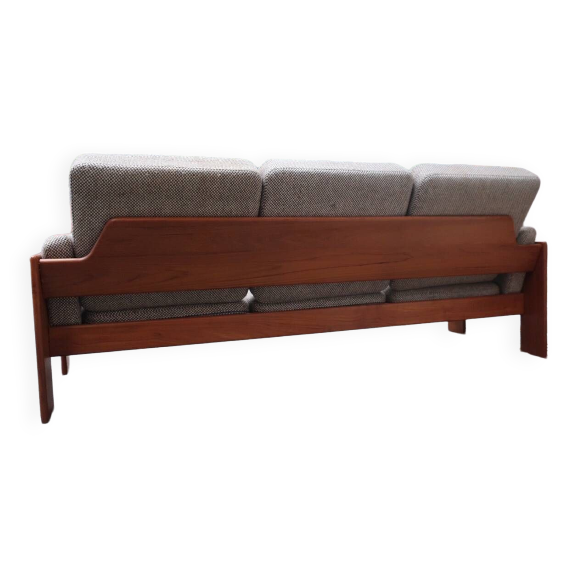 Scandinavian sofa in teak and wool À.S mobler vintage 60s Danish design