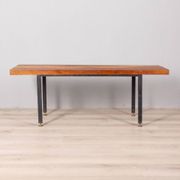 Vintage 60s bench slats in teak wood italian design