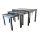 set of 3 vintage nesting tables / side tables