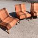 3 vintage 1960s armchairs
