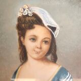 Table: miniature - portrait of a girl