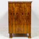 Grande commode Biedermeier en placage de noyer 1820-1840