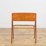 Mid-Century Teak and Rattan Nightstands by Søren Rasmussen, Denmark, 1960s,