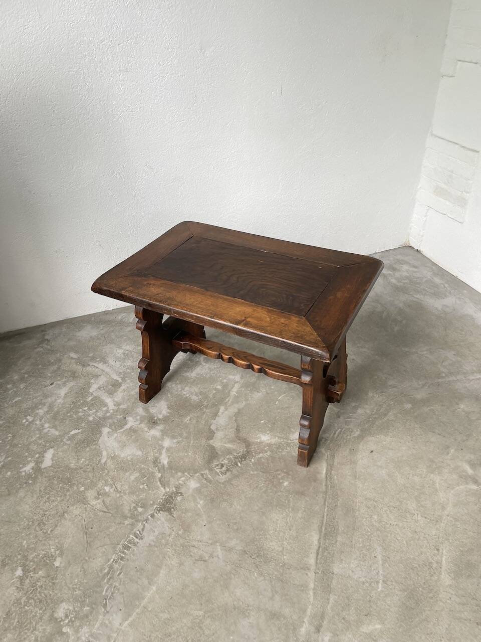 50s Brutalist Oak Coffee Table