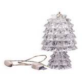 Elegant Table Lamp in Rostrato Murano Glass Vase for Barovier & Toso, 1940s
