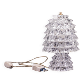 Lampe de table dans un vase en verre de Murano Rostrato pour Barovier & Toso, années 1940
