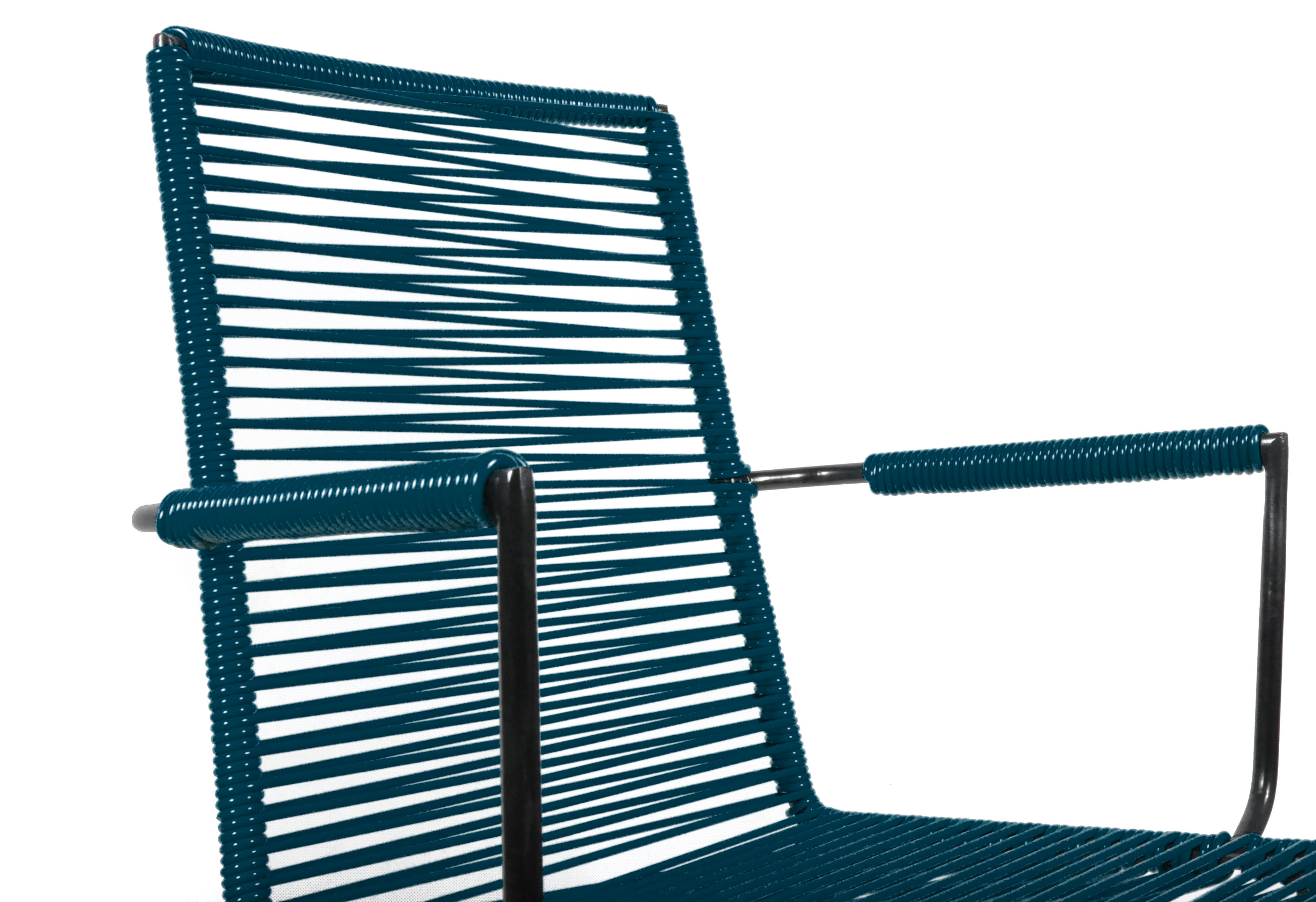 Mazunte boqa ocean blue chair with armrest