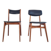 Paire de chaises scandinaves