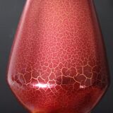 Paire de vases soliflore porcelaine Royal couronne vase craquelé  XIX