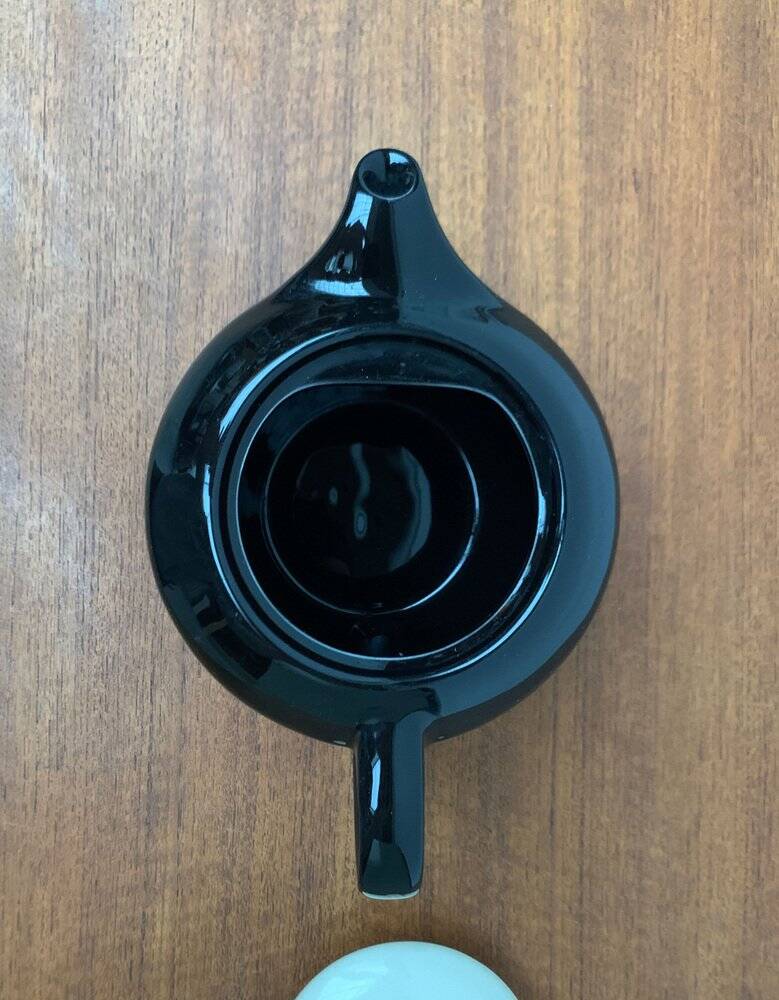 Théière ou cafetière en céramique postmoderne de Pagnossin, Italie, années 1980
