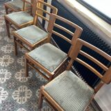 5 vintage Pierre Cruège chairs