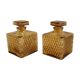 Duo ducanters amber