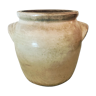 Glazed stoneware ear pot