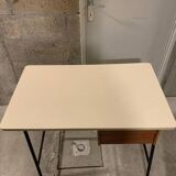 Vintage modernism desk with two drawers