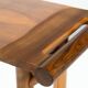 Mid-century console, walnut, Italy, 1970s