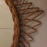 Mirror rattan 50/60 60x46cm