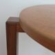 Pair of Mid Century Afrormosia Round Stacking Side Tables 1960s