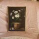 Oil on still life canvas with peonies