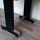 Old bistro table - vintage - 4 places - bar foot rest
