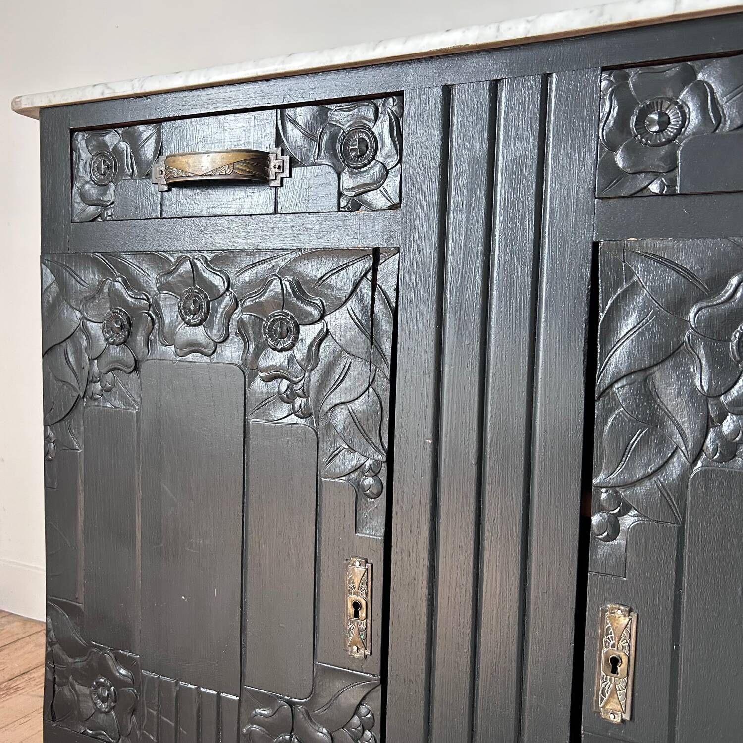 Commode art déco en chêne