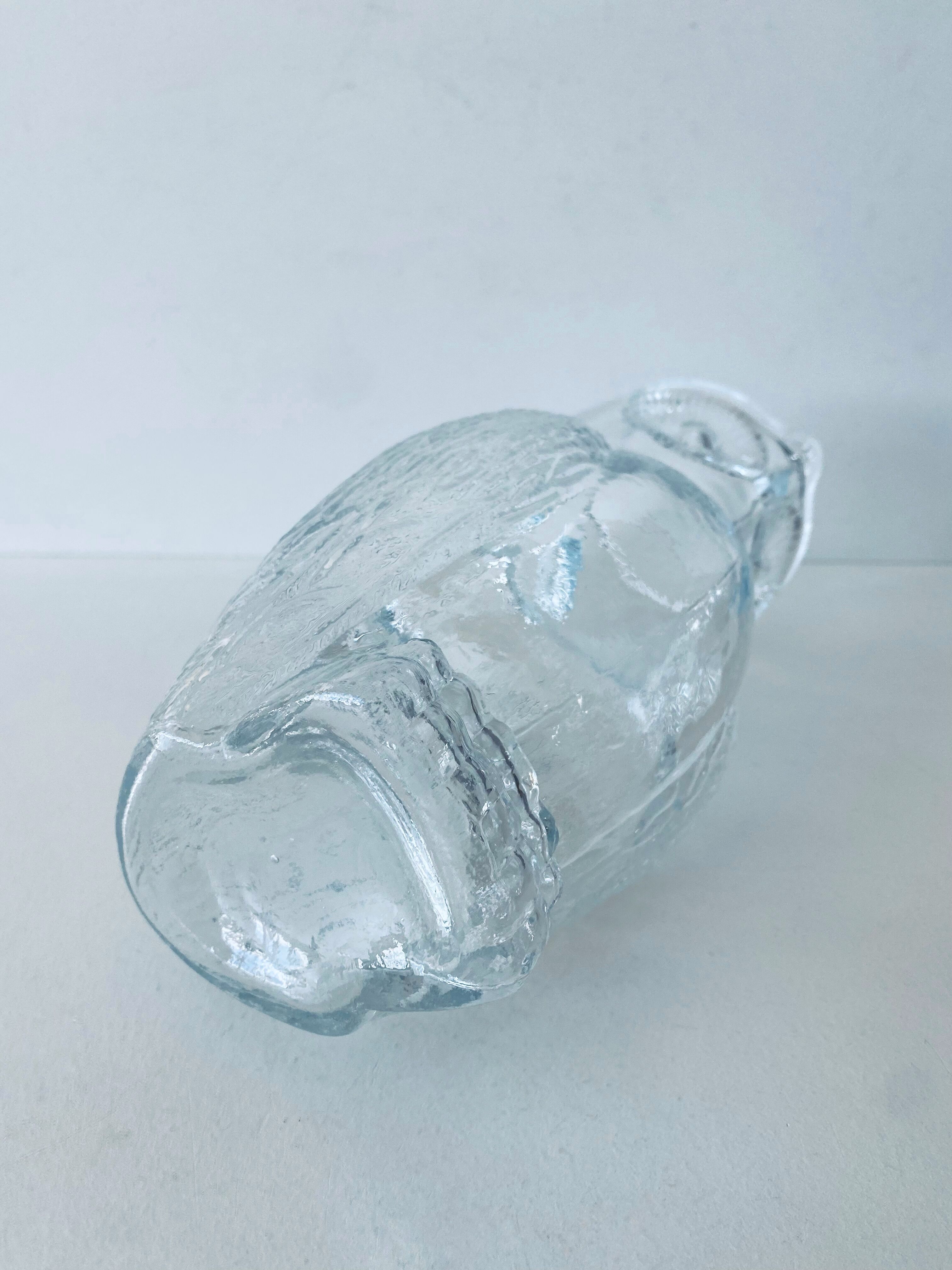 Vintage glass pitcher owl shape