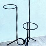 Porte plantes géométrique acier design vintage