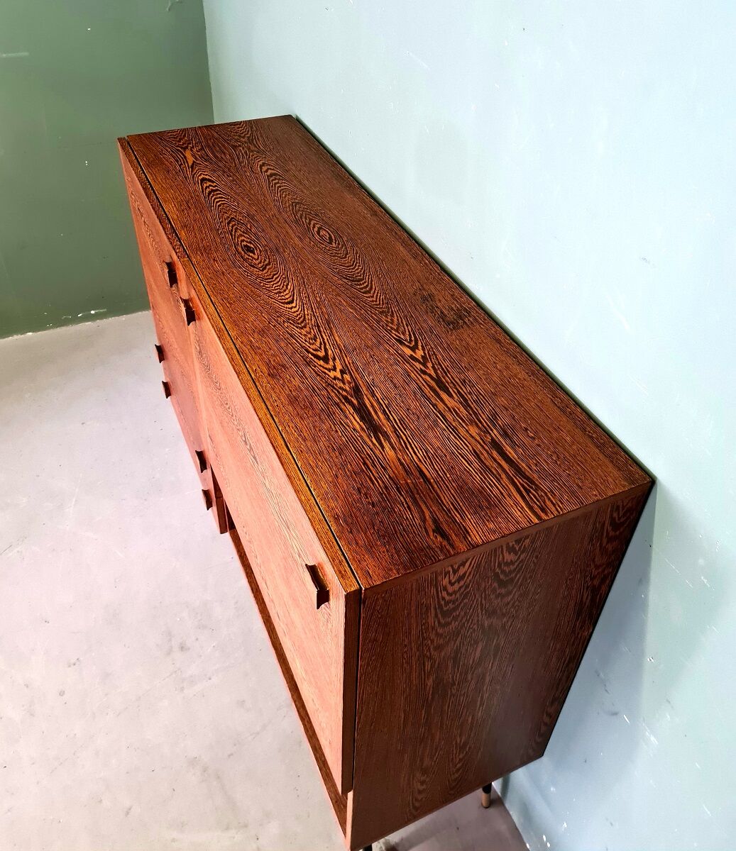 Buffet vintage design wengé bar meubles