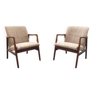 Set of 2 Scandinavian modular armchairs Goldfeder Modell 1960s