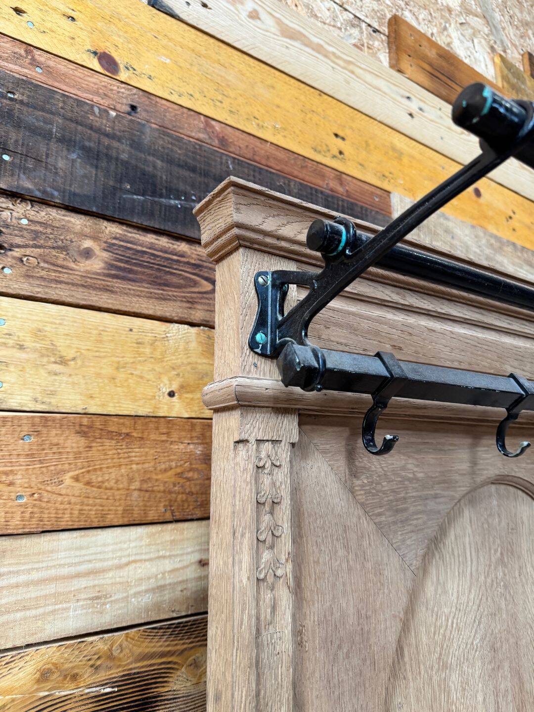Large oak cloakroom