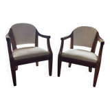 Pair of children's armchairs - Île de France liner