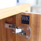 Teak sideboard vintage chest of drawers by WK Möbel, 1960s