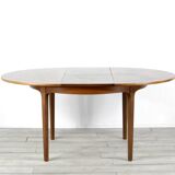 Midcentury Extending Round Teak Table And Chairs From Nathan. Modern / Dani