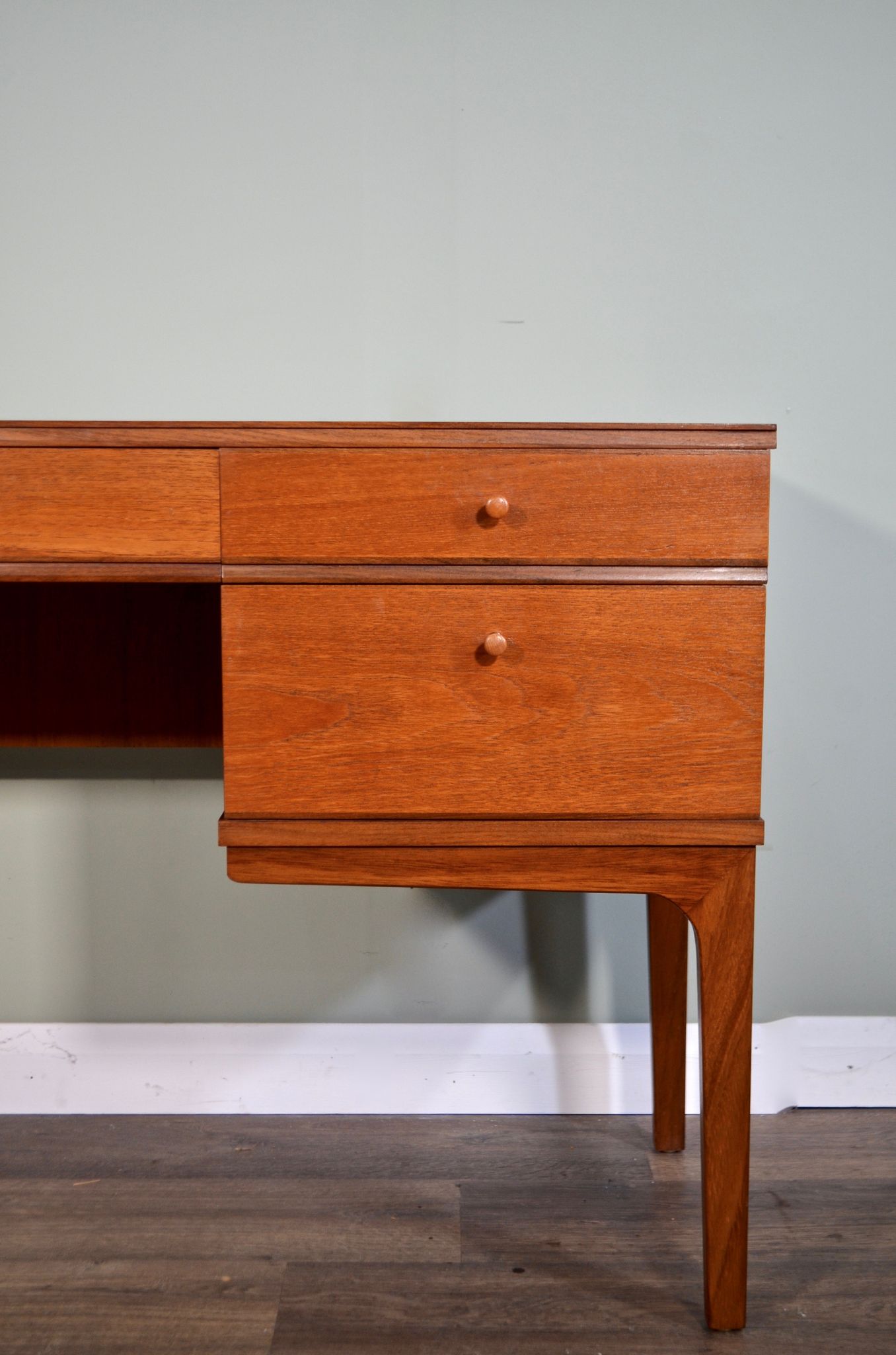 Midcentury Alfred Cox for Heals Desk / Dresser in Teak. Delivery. Modern / Danish Style.