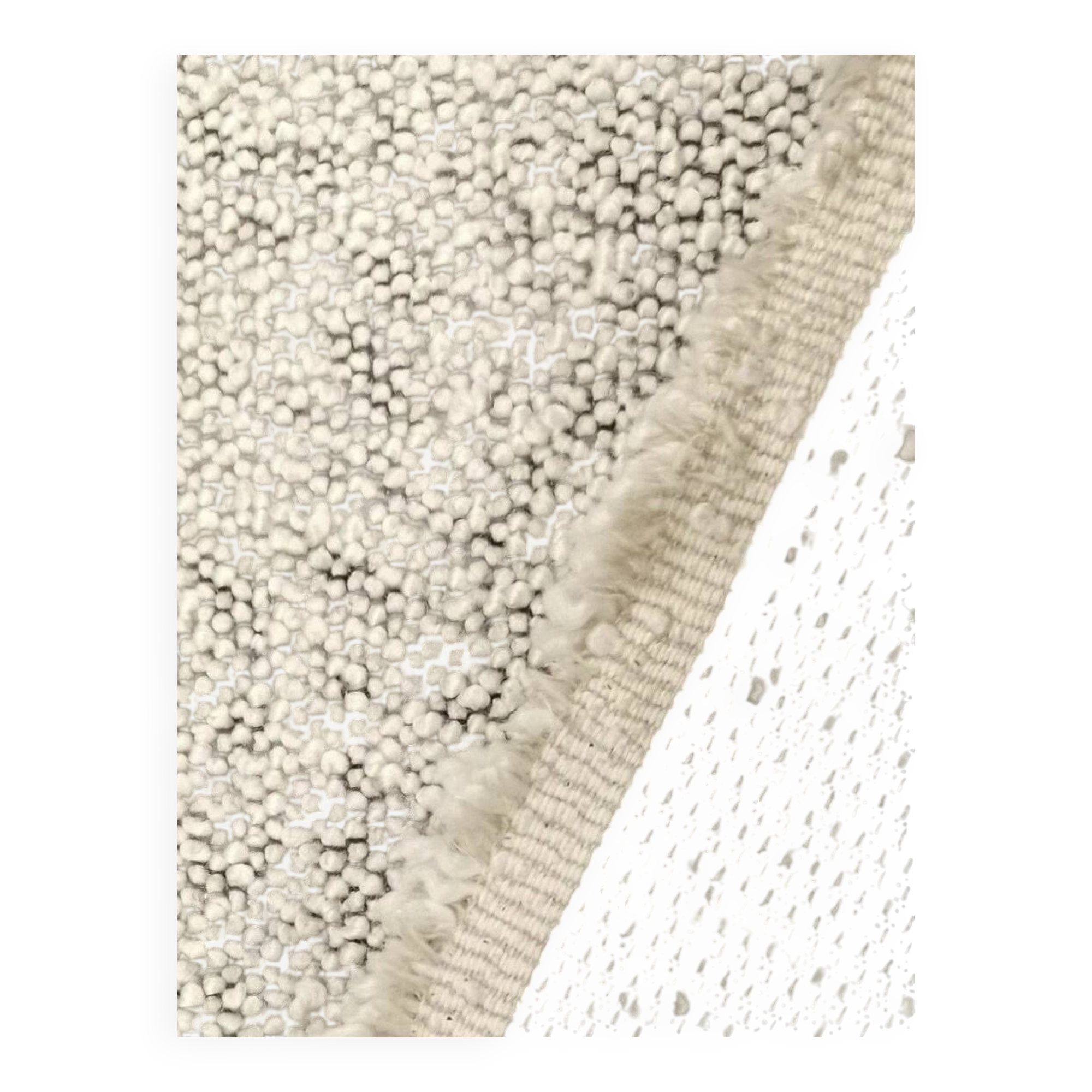 Fauteuil lounge Gray Dedar en bouclette | Années 1990