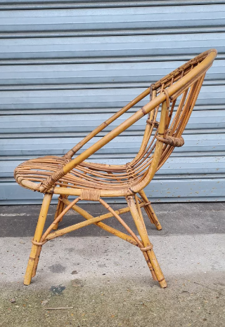 Rattan armchair 1960