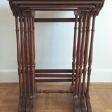 Wooden nesting tables