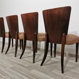 Art Deco Style Dining Chairs by Jindrich Halabala