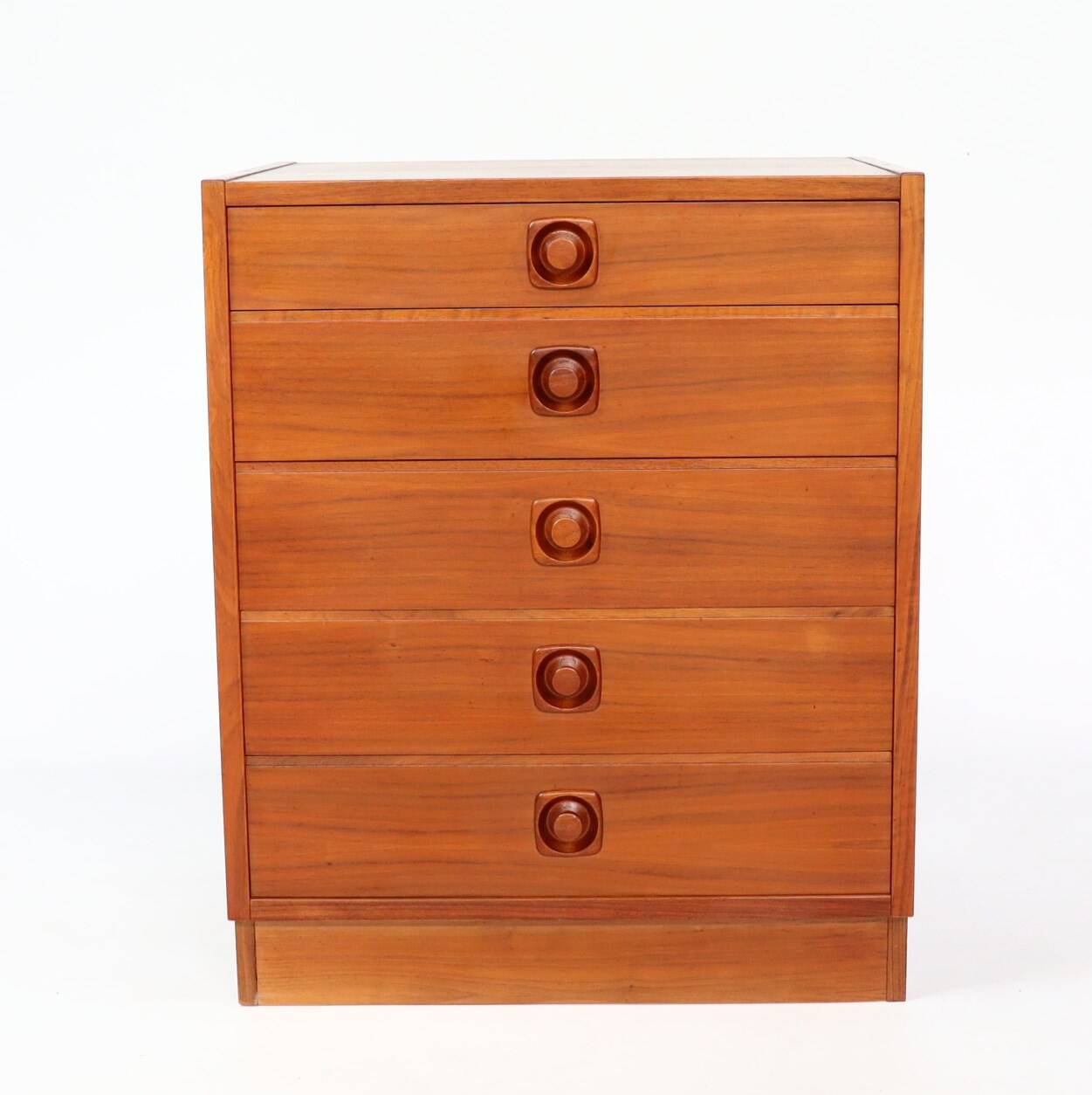 Commode cinq tiroirs années 70