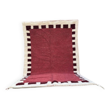 Tapis berbère en laine pure fait main traditionnelle taille 2,5/3,5 m