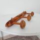 Vintage popular art wall coat rack from the 1950s